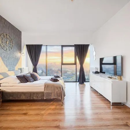 Lägenhet Ans Hanza Tower 15th Floor With View, Swimming Pool Area With Saunas, Viewing Terrace Szczecin