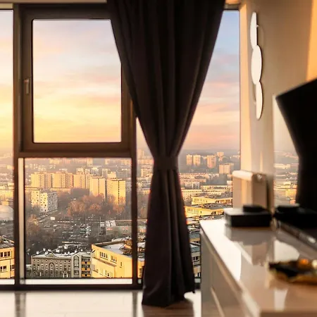 Lägenhet Ans Hanza Tower 15th Floor With View, Swimming Pool Area With Saunas, Viewing Terrace *